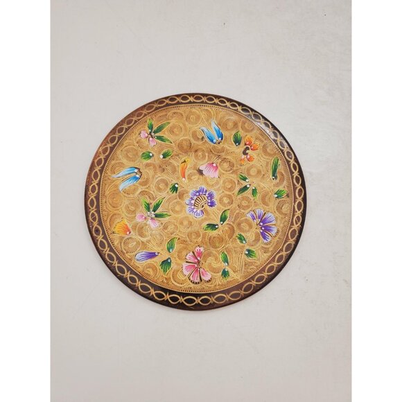 Vintage 1970’s Copper Enamel Wall Plate - Copper Plate To Hang On The Wall | - Picture 2 of 9